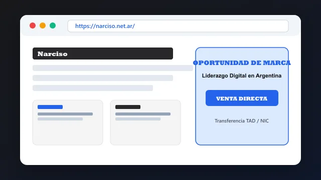 Modelo de aplicación comercial y proyectos digitales para narciso.net.ar